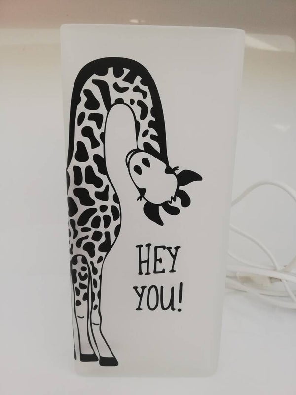 Tafellamp " Hey jou!"