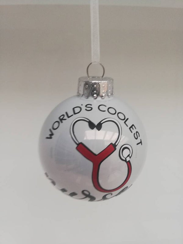 Kerstbal "Nurse"