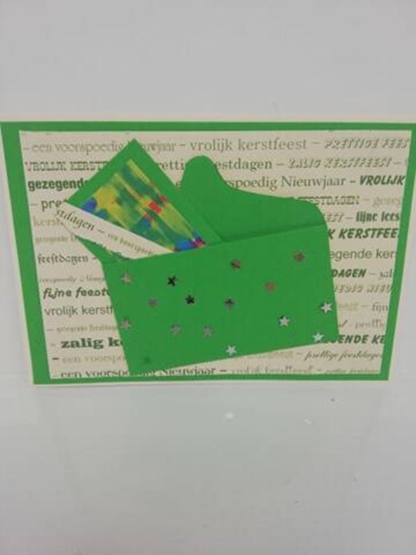 Kerstkaart envelop