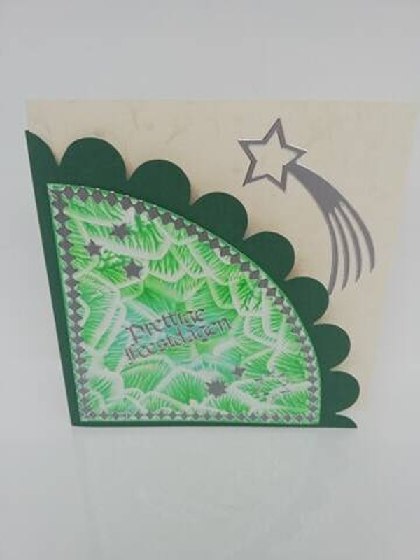 Kerstkaart bijenwas 12