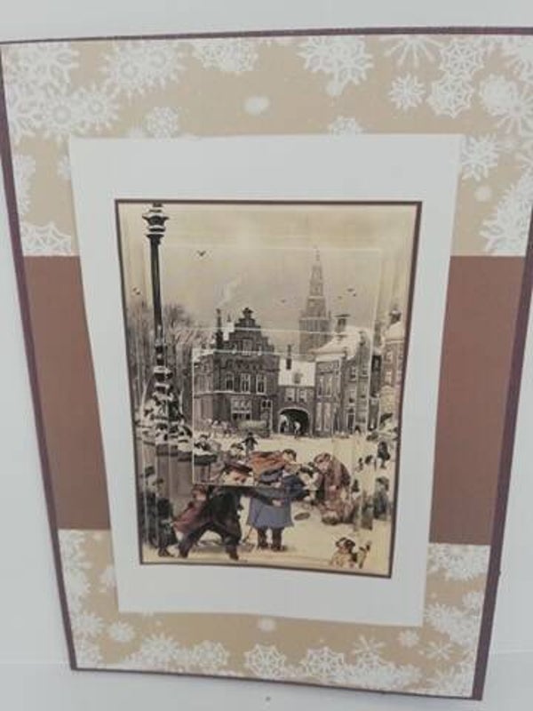 Kerstkaart 3D nr 14