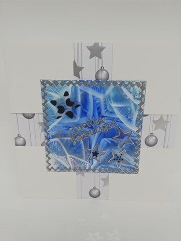 Kerstkaart bijenwas 10