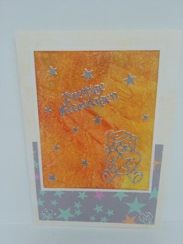 Kerstkaart bijenwas 8