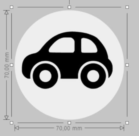 sorteersticker auto's