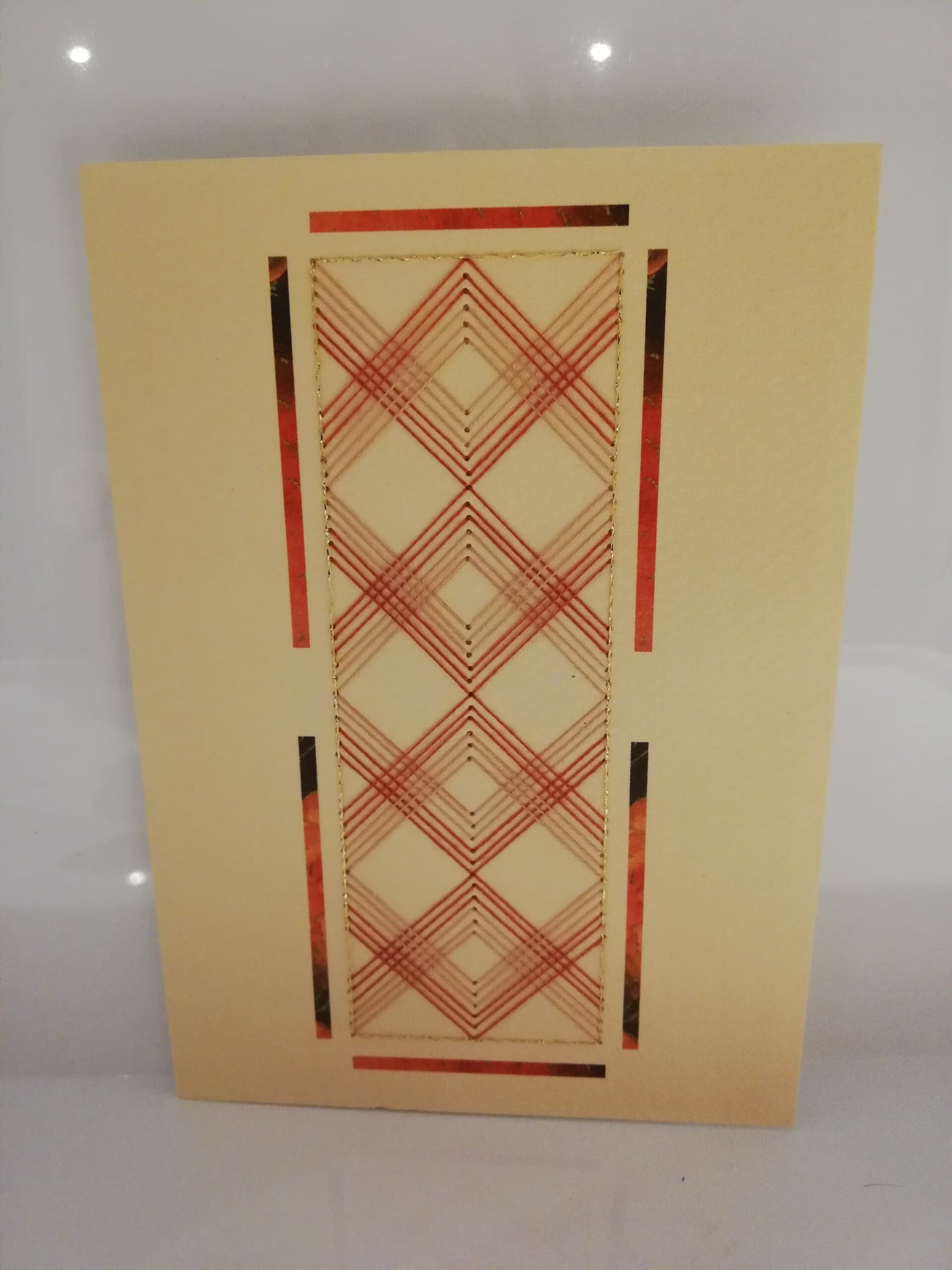 abstract geborduurd nr 1