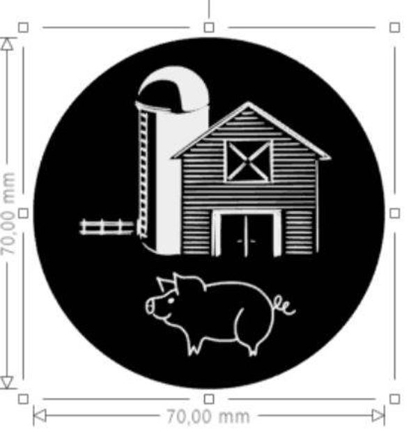 sorteersticker boederij