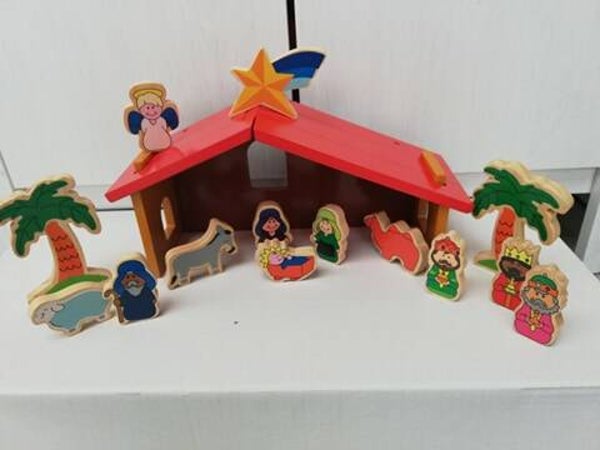 Kerststal.