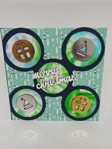 Kerstkaart bijenwas 6