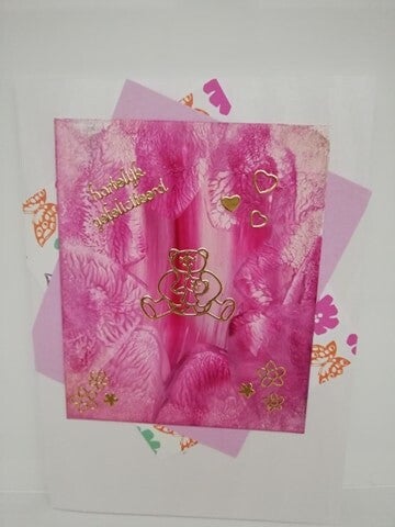 geboortekaartje bijenwas nr 5