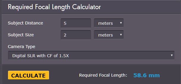 focallenth pentax k5