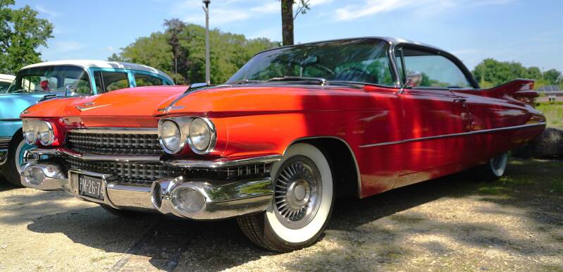 CADILLAC COUPE DEVILLE, uit februari 1959