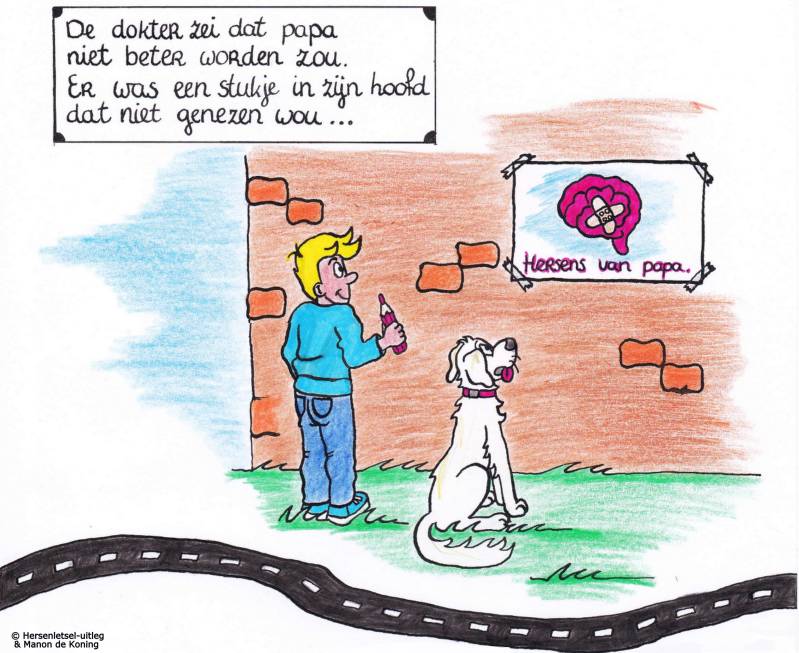3 De dokter zei dat papa niet beter worden zou. Er was een stukje in zijn hoofd dat niet genezen wou.