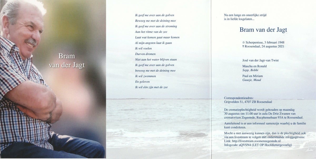 Overlijdensberichten 2021 / in memoriam | Politie Senioren Roosendaal