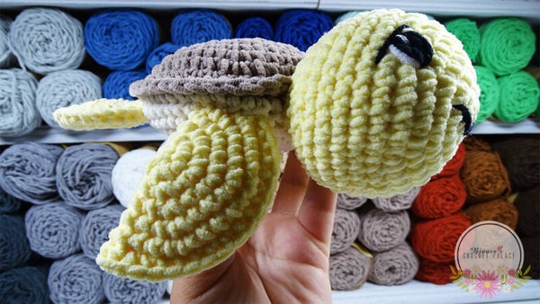 Zeeschildpad in vrolijke kleurtjes