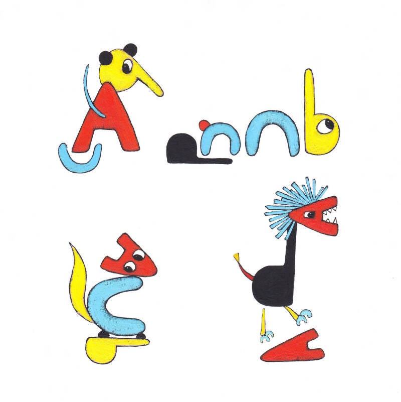 Cardboard book Playing with ABC