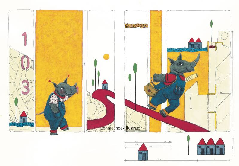Picture book The Wall of Mister Mo
