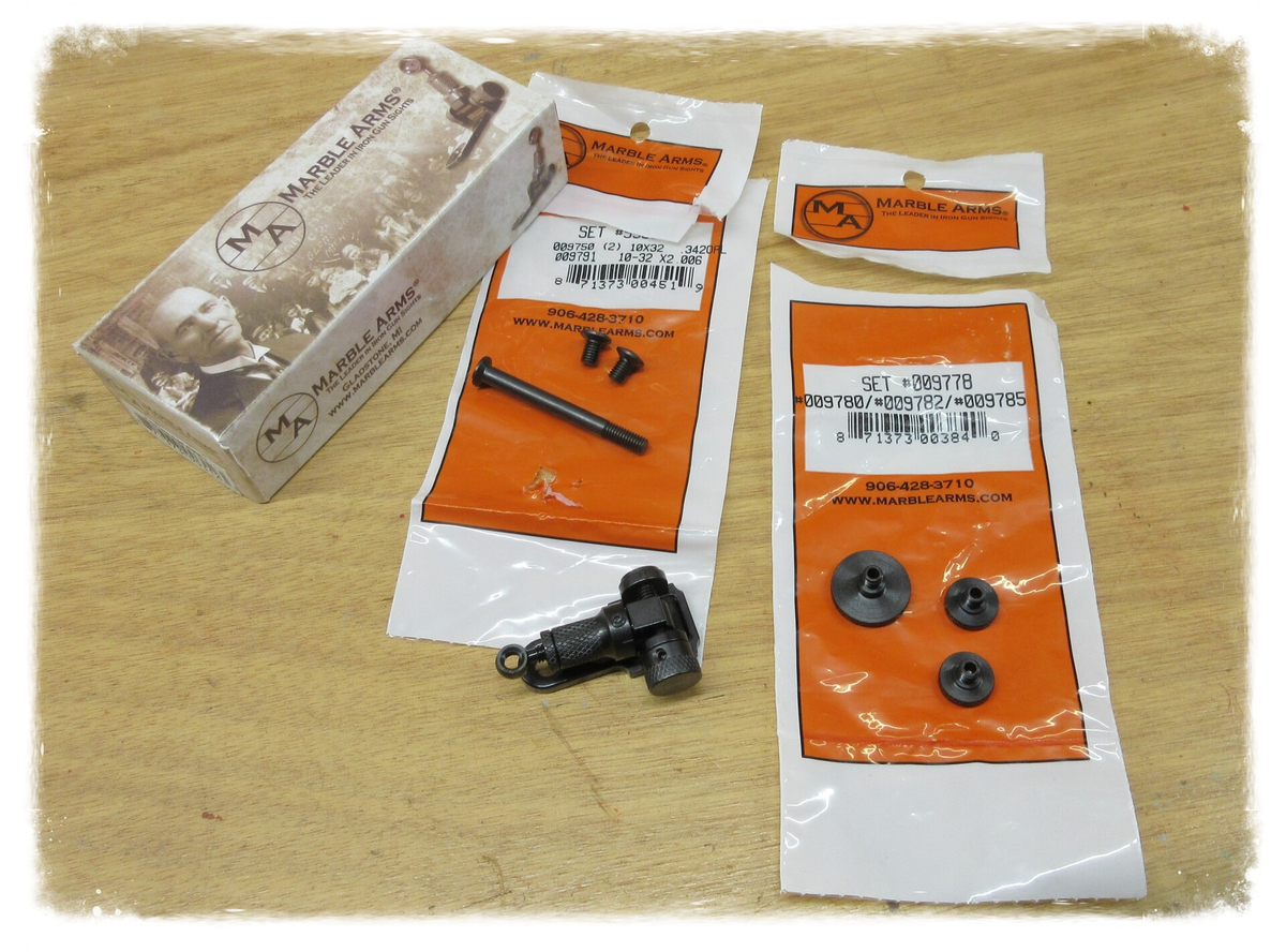 Do it yourself. Fitting a tang sight to a Model 9422.
