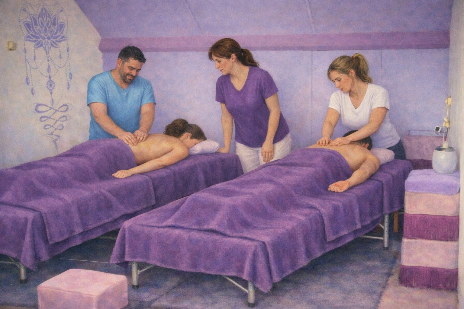 waardebon massage workshop voor vier personen