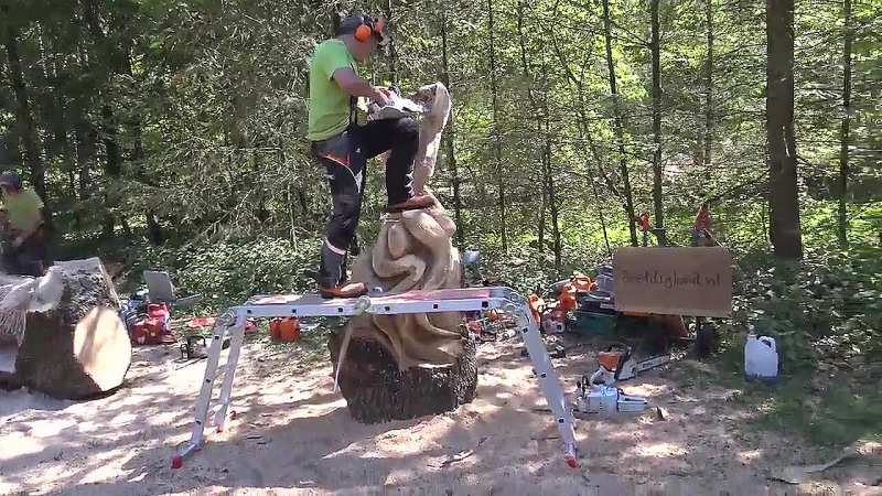 Rob peters, op de carving cup 2018