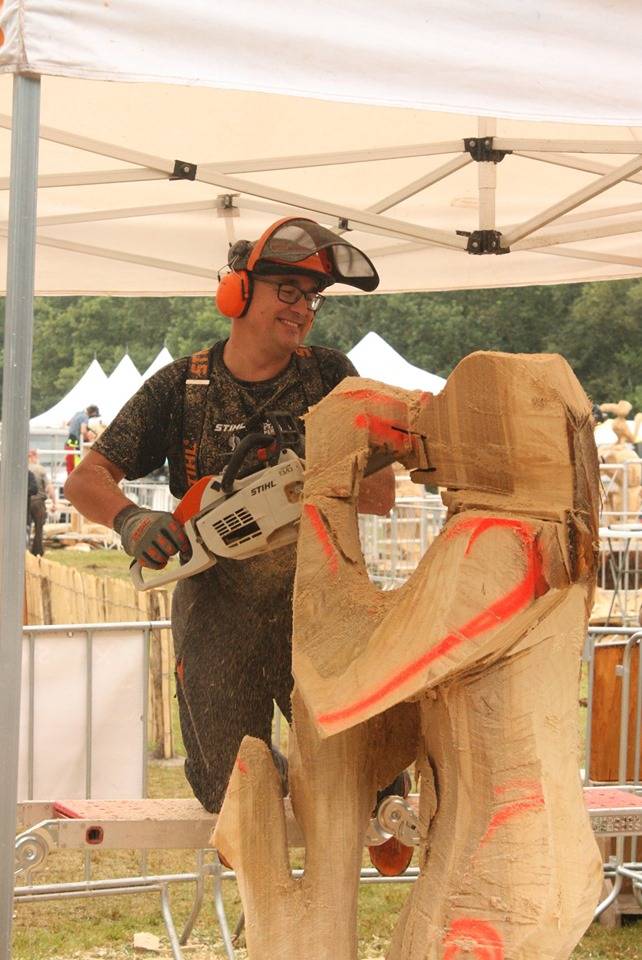 Man met saxofoon