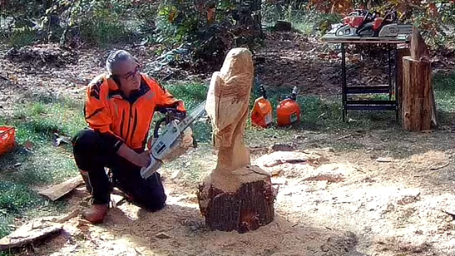 Stihl demonstratie, groesbeekse bosdag