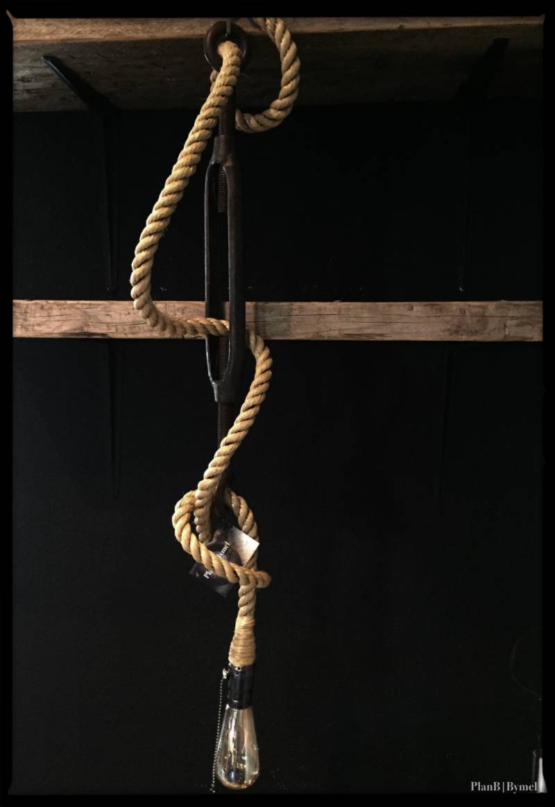 Turnbuckle Rope Lamp.