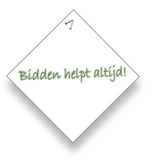 Bidden helpt altijd , afbeelding