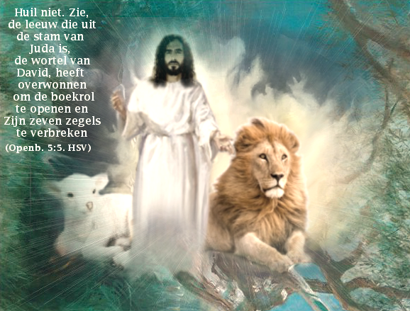 Jezus, het Lam, de Leeuw.