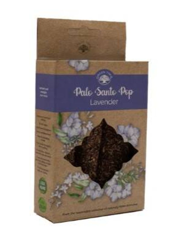 Luxe Lavendel Palo Santo Pop-stokjes (Green Tree) – Set van 3 stuks