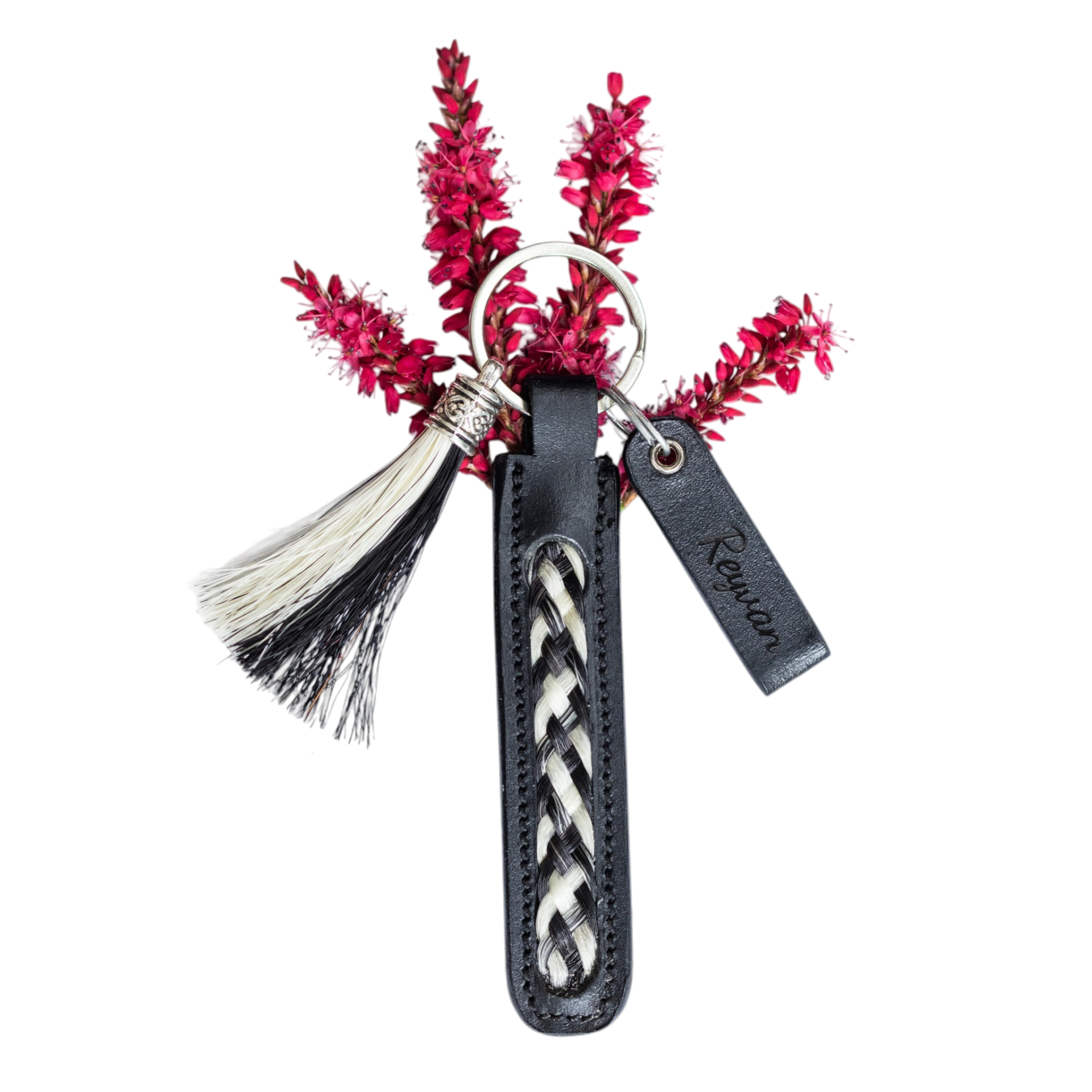 Leren sleutelhanger