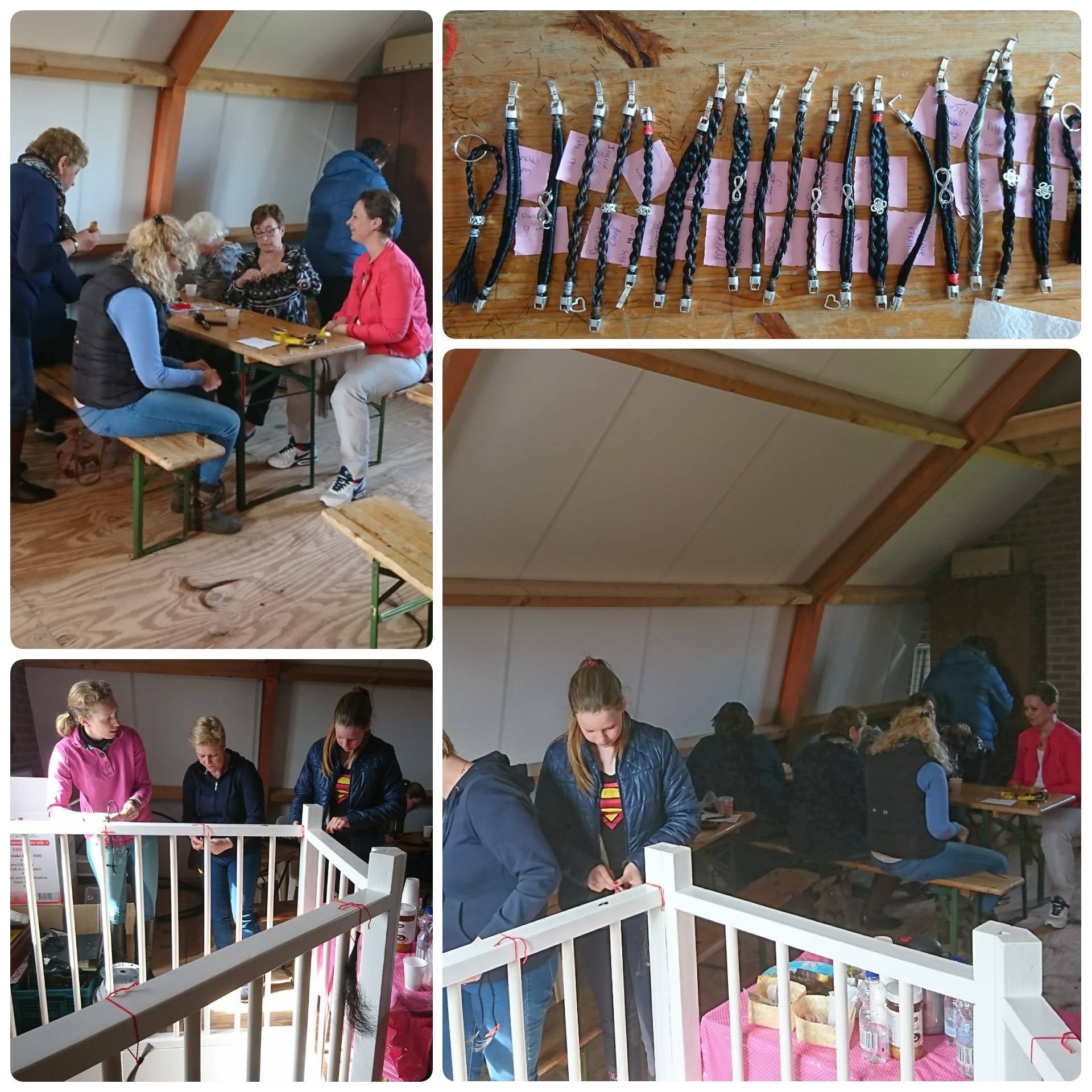 Workshop Ommeren Www.armbandpaardenhaar.nl/workshops