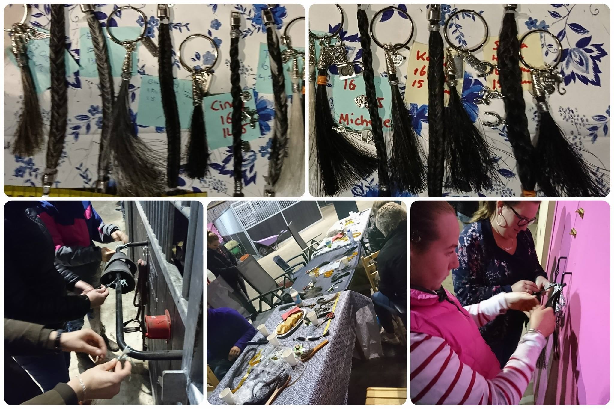 Foto van de gezellige workshop in Uitdam afgelopen zaterdag! Zag er weer mooi uit dames! ��En lekker veel bedels deze keer ��