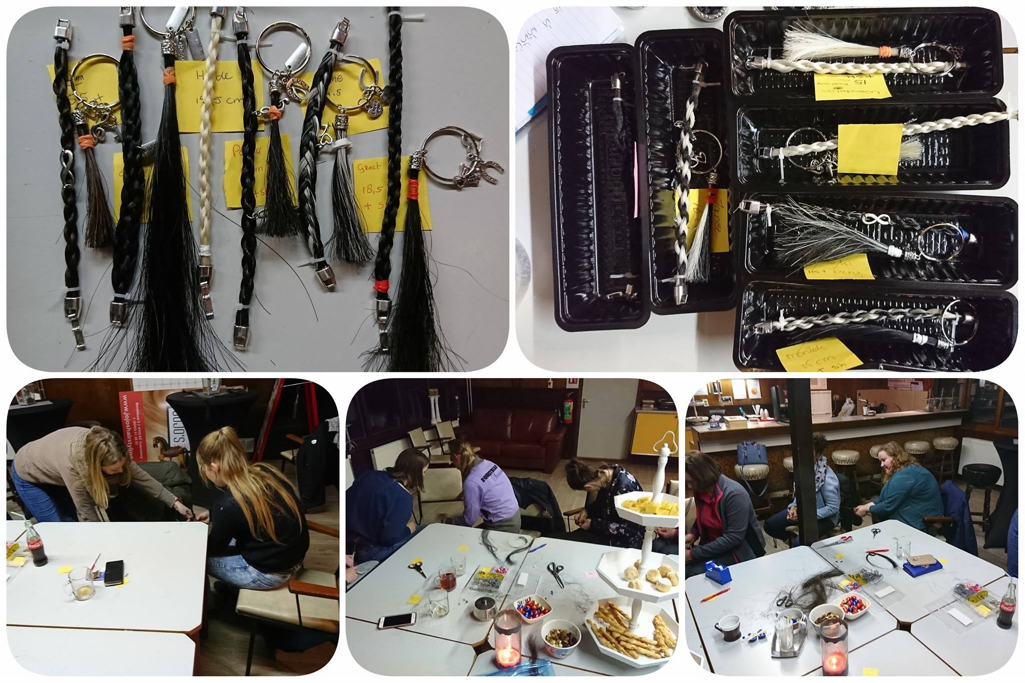 Foto van de workshop in Culemborg! Was weer een gezellige avond dames! Met mooie resultaten!