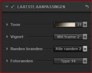 Laatste aanpassingen