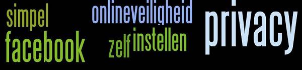 woorden blok faceboek