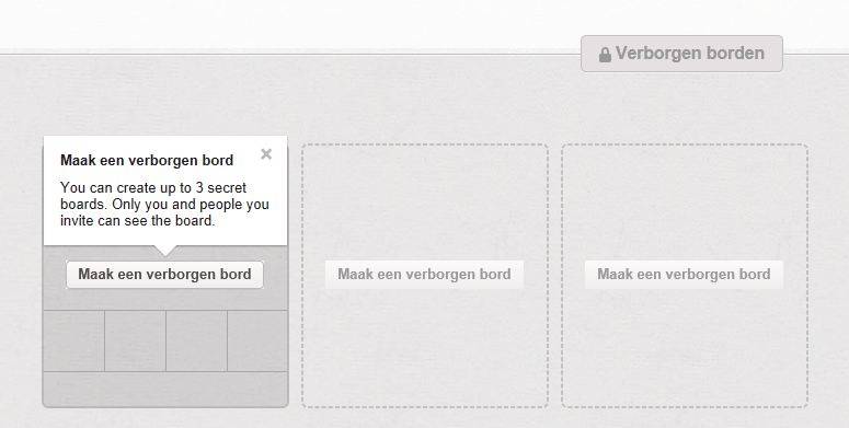 voorbeeld geheime bord maken