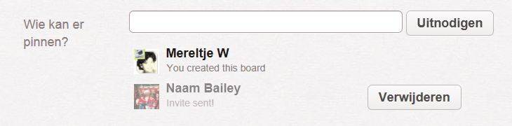 voorbeeld pinterest verwijderen gebruiker verborgen bord