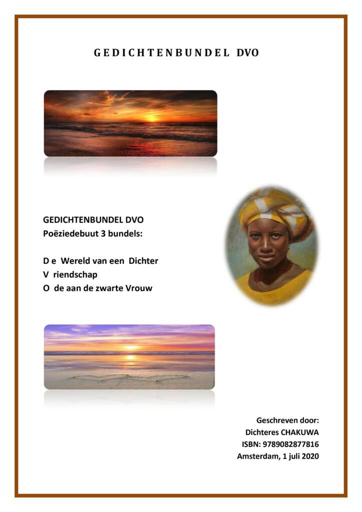 Cherida heeft Culturele Antropologie gestudeerd en vindt o.a. haar Passie in het schrijven van gedichten. Daarnaast heeft zij kleine Tentoonstellingen gemaakt over Suriname, Slavernij en Rembrandt.  De gedichtenbundel  DVO bestaat uit 3 gedichtenbundeltje