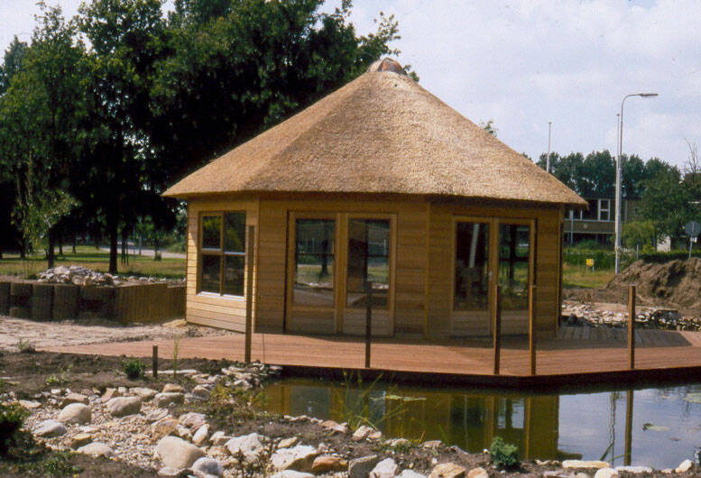 Verkoop kiosk van Noppert beton