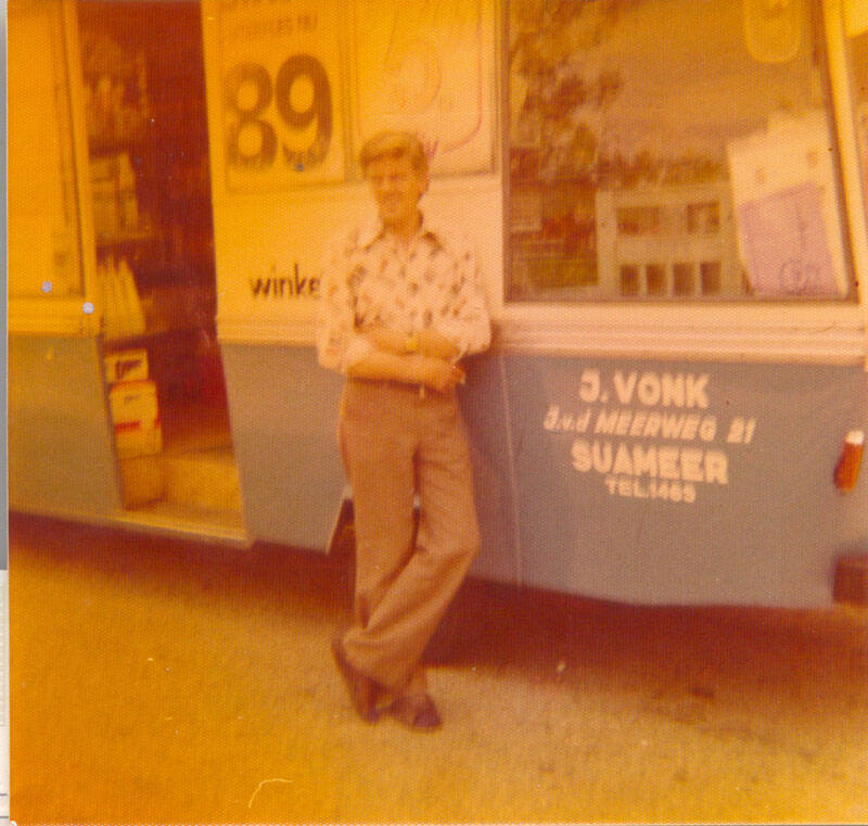 Jochem Vonk met SRV-wagen