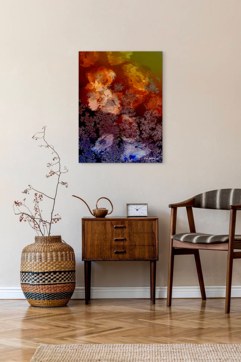 Digitale kunst in interieur