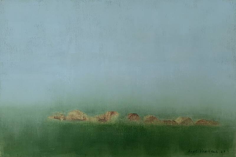 The time that never was, olieverf op canvaspaneel, 40x60cm