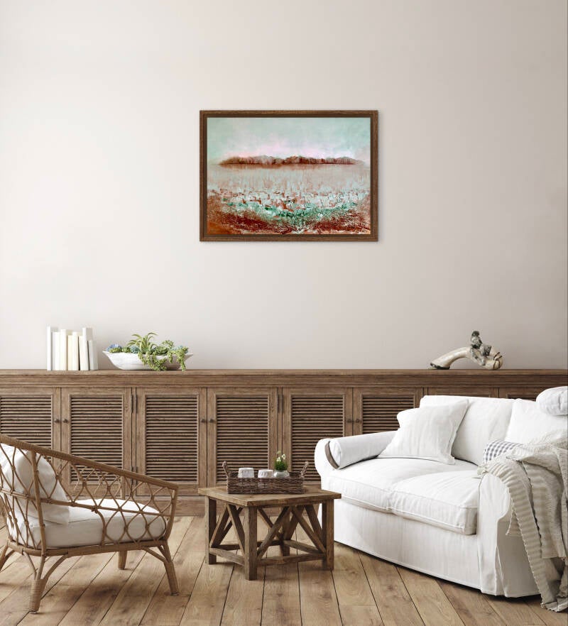 voorbeeld van schilderij in interieur