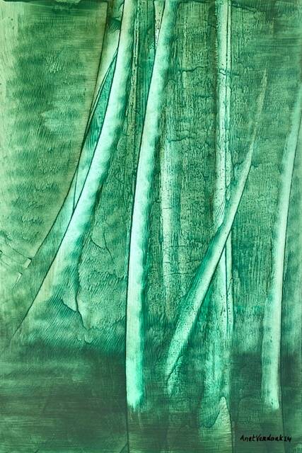 On the Bayou, olieverf op gessobord, 60x40cm