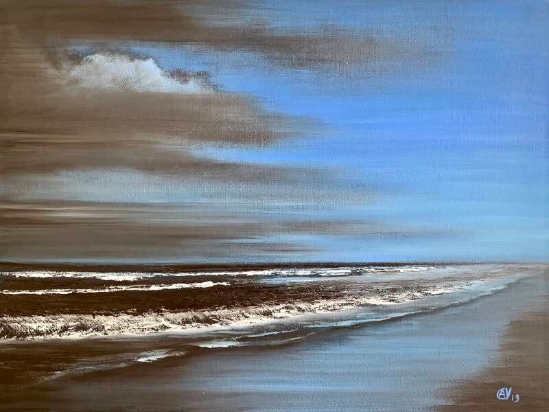 Het wordt weer licht, olieverf op doek, 60x80cm (verkocht)