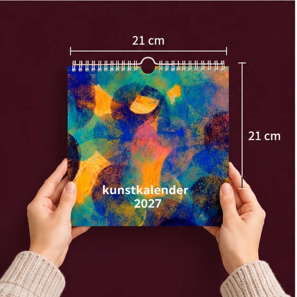 Kunstkalender 2027 (klein: 21x21cm)