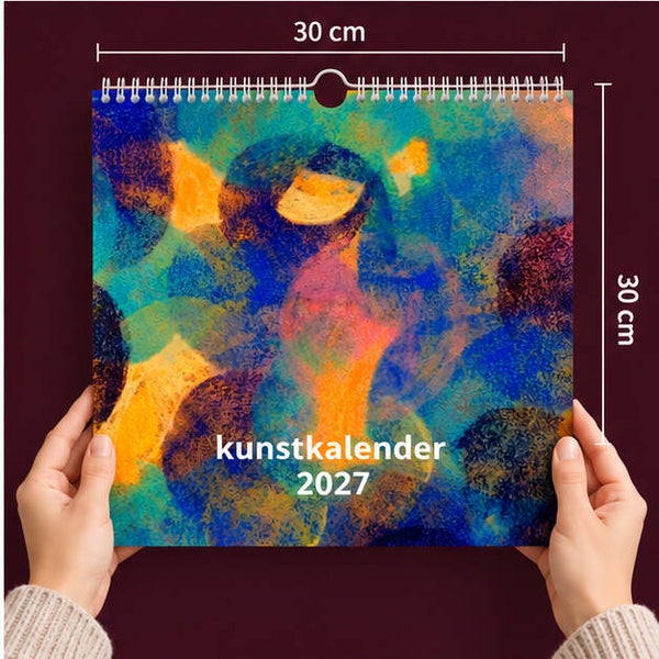 Kunstkalender 2027 (groot: 30x30cm)