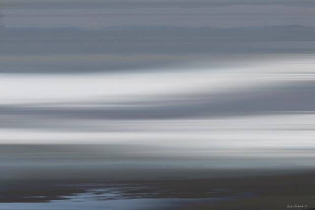 Zeemist, digitale kunst, 60x90cm