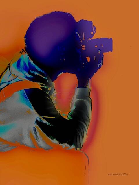  Capture the Moment, digitale kunst op karton, 40x30cm, eigen collectie