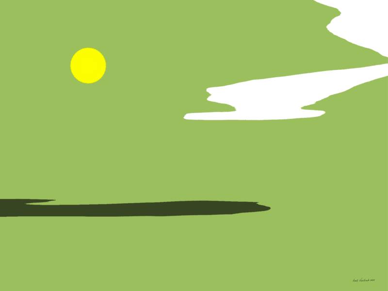 When the Shadow goes astray, digitale kunst, 60x80cm